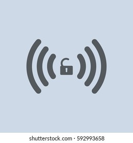 WIFI Icon Vector flat design style