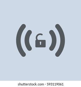 WIFI Icon Vector flat design style