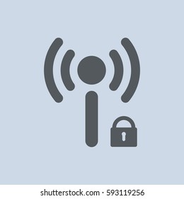 WIFI Icon Vector flat design style