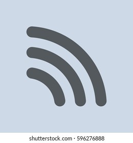 WIFI Icon Vector flat design style