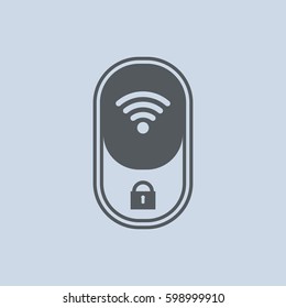 WIFI Icon Vector flat design style