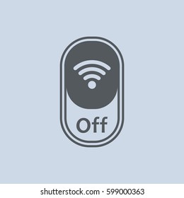 WIFI Icon Vector flat design style