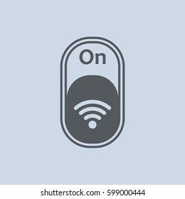 WIFI Icon Vector flat design style