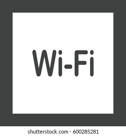 WIFI Icon Vector flat design style