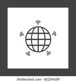 WIFI Icon Vector flat design style