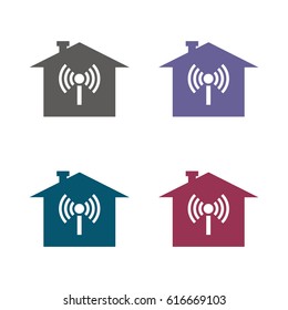 WIFI Icon Vector flat design style