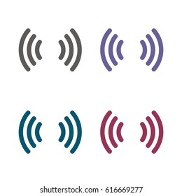 WIFI Icon Vector flat design style