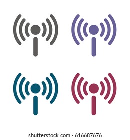 WIFI Icon Vector flat design style
