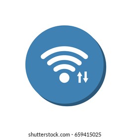 WIFI Icon Vector flat design style