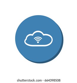 WIFI Icon Vector flat design style