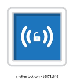 WIFI Icon Vector flat design style