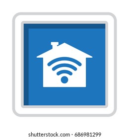 WIFI Icon Vector flat design style