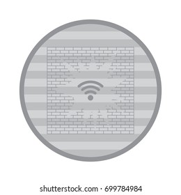 WIFI Icon Vector flat design style