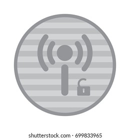 WIFI Icon Vector flat design style