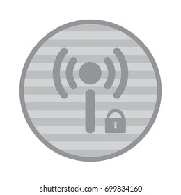 WIFI Icon Vector flat design style