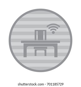 WIFI Icon Vector flat design style