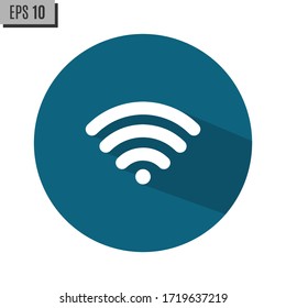 Wifi icon vector Flat network sign/symbol. For mobile user interface
