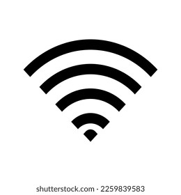 Wifi icon. Vector graphics on a white background.