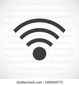  Wifi icon vector illustration. 
