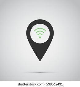 wi-fi icon. vector illustration
