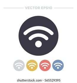wifi icon. vector illustration