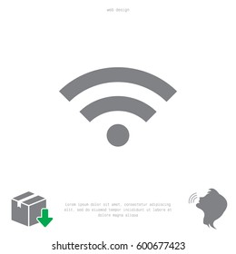 Wi-Fi Icon. vector illustration