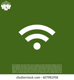 Wi-Fi Icon. vector illustration