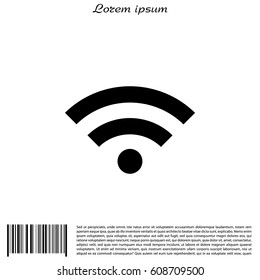 Wi-Fi Icon. vector illustration