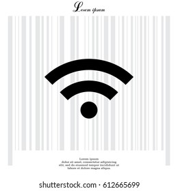 Wi-Fi Icon. vector illustration