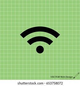 Wi-Fi Icon. vector illustration