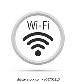 Wifi icon. Vector illustration