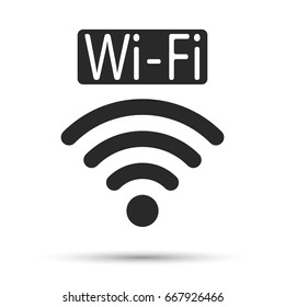 Wifi icon. Vector illustration