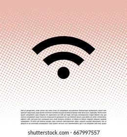Wi-Fi Icon. vector illustration