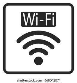 Wifi icon. Vector illustration