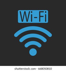 Wifi icon. Vector illustration