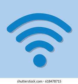 Wi-fi icon, vector illustration design.