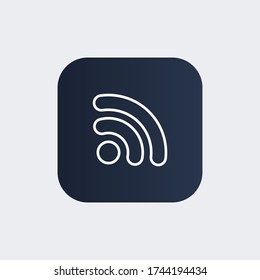 Wi-Fi Icon. Vector illustration EPS 10.
