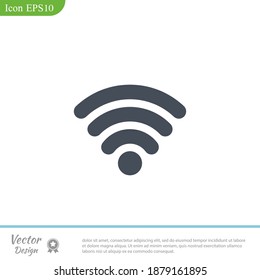 Wi-Fi icon. Vector illustration EPS 10.
