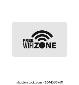 Icono Wi-Fi, ilustración vectorial. Estilo de diseño plano