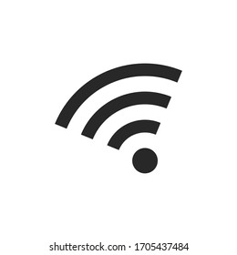 wifi icon vector illustration flat 