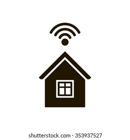 Wi-Fi icon, vector illustration. Flat design  