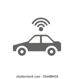 Wi-Fi icon, vector illustration. Flat design style
