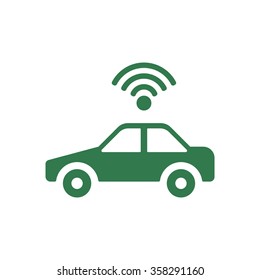 Wi-Fi icon, vector illustration. Flat design  