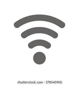 Wi-Fi. Icon, vector illustration. Flat design style 