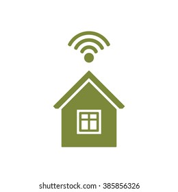 Wi-Fi icon, vector illustration. Flat design style