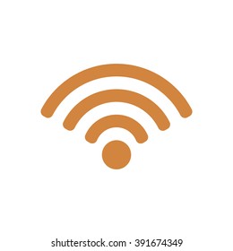 Wi-Fi. Icon, vector illustration. Flat design style 