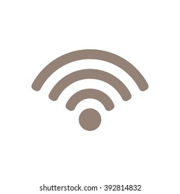 Wi-Fi. Icon, vector illustration. Flat design style 