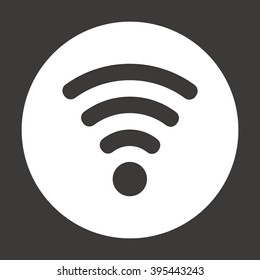Wi-Fi  icon, vector illustration. Flat design style