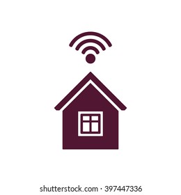 Wi-Fi icon, vector illustration. Flat design style