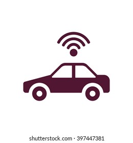 Wi-Fi icon, vector illustration. Flat design style